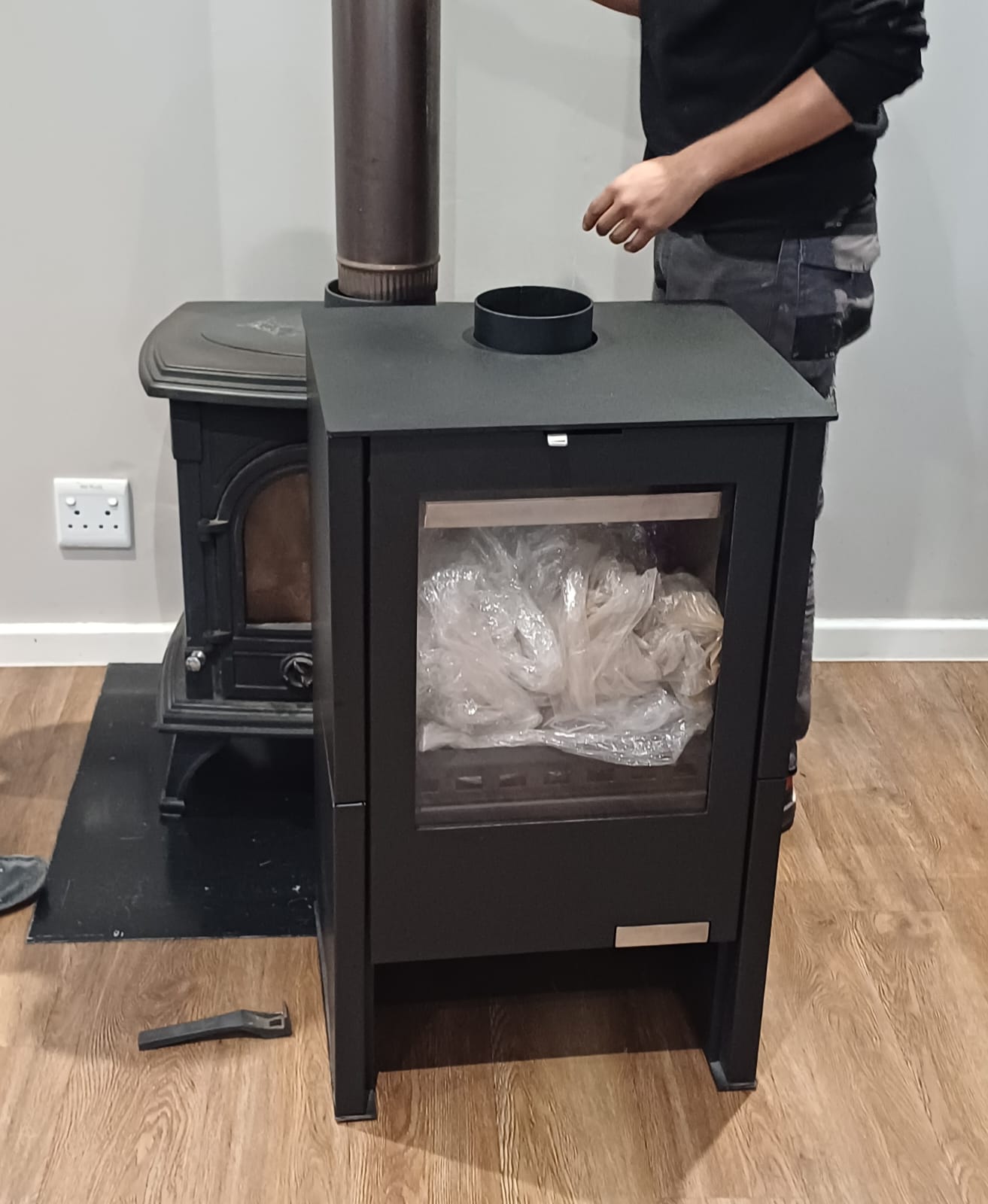 Replacing old fireplace